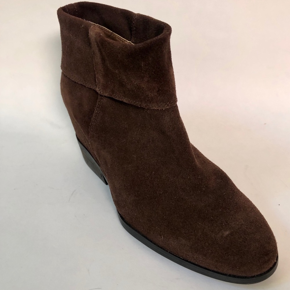 Franco Sarto Pull On Bootie Brown Size 8
